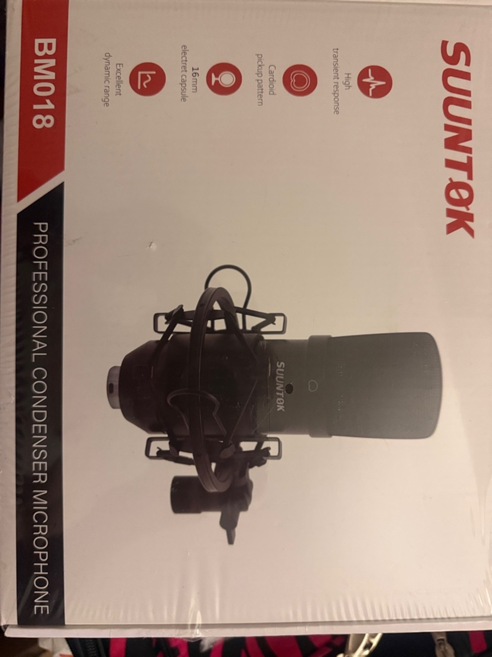 Suunto BM018 Professional Condenser Microphone - Black